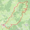 Trace GPS Marlhes Le Mont Chaussitre, itinéraire, parcours