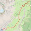 Trace GPS Randonnée au Lac Blanc depuis le Col des Montets, itinéraire, parcours
