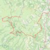Trace GPS Tour des Monts Aubrac (Lozère - Aveyron - Cantal), itinéraire, parcours
