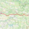 Trace GPS Rodez Séverac, itinéraire, parcours