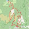 Trace GPS Col de Mouzoulès - Col des Portes - Lac des Pises - le Caladon, itinéraire, parcours