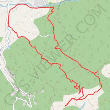 Trace GPS De Dauphin vers la Forêt de Pélissier, itinéraire, parcours