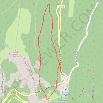 Trace GPS Les Gauras (Drôme), itinéraire, parcours