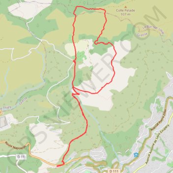 Trace GPS Tour de la Marbrière et de Saint-Christophe, itinéraire, parcours