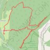 Trace GPS Col de Fontanieu, Combe W en boucle (Chartreuse), itinéraire, parcours
