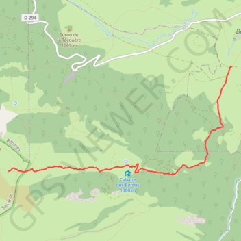 Trace GPS Bielle - Col d Aran, itinéraire, parcours