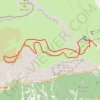 Trace GPS Le Chazelet Oisans vers lac Noir, itinéraire, parcours