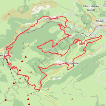 Trace GPS Merrell Oxygen Challenge - Cross Country, itinéraire, parcours