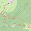 Trace GPS Cascade d'Albanne, itinéraire, parcours