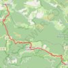Trace GPS Chemin de Saint Guilhem - Etape 4, itinéraire, parcours