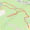 Trace GPS Gavarnie approche du col de Lary par cabanes Tousaus, itinéraire, parcours