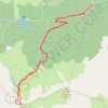 Trace GPS Col de la Couillate vers Pioulou, itinéraire, parcours