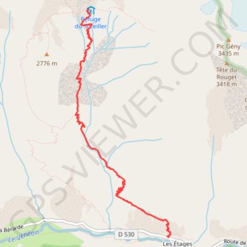 Trace GPS Massif du Soreiller, itinéraire, parcours
