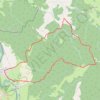 Trace GPS Sentier d'Isère et Crabasse, itinéraire, parcours