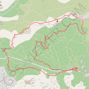 Trace GPS Châteauvallon - Critérium Toulonnais - OLLIOULES - 83, itinéraire, parcours
