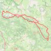 Trace GPS Jusqu'à Rocamadour, itinéraire, parcours