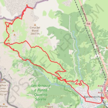 Trace GPS Punta Nera (alta val Susa), itinéraire, parcours