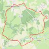 Trace GPS Louroux-Bourbonnais, gués et châteaux, itinéraire, parcours