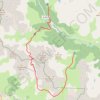 Trace GPS Tour du Mont Thabor, j3, du refuge de Buffère au refuge de Ricou, itinéraire, parcours