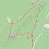 Trace GPS Cabane de Grand Champs en boucle (Chartreuse), itinéraire, parcours