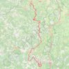 Trace GPS Gourdon-Cahors, itinéraire, parcours