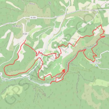 Trace GPS Tour du vallon de l'Aiguebrun, itinéraire, parcours