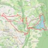 Trace GPS Lac d'Aiguebelette, itinéraire, parcours