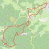 Trace GPS La Croix Saint-Guillaume - Noirétable, itinéraire, parcours