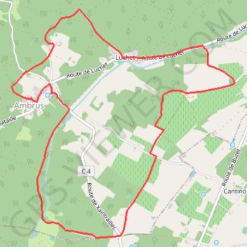 Trace GPS Ambrus, promenade vers le vignoble de Padère - Pays de la vallée du Lot, itinéraire, parcours