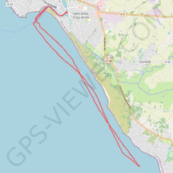 Trace GPS SailFreeGps_2022-08-07_13-23-15, itinéraire, parcours