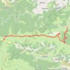 Trace GPS La Barguillère (Rocher de Batail) du Prat d'Albis au col de Port, itinéraire, parcours