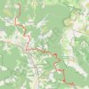 Trace GPS GTV - Tour du Vercors à pied - Châtillon-en-Diois - Col de Vassieux, itinéraire, parcours