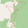Trace GPS Circuit autour de La Mourre, itinéraire, parcours