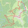 Trace GPS Du Pont-Aubert aux Rochers Noirs - Soursac - Pays de Haute Corrèze, itinéraire, parcours