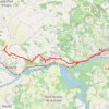 Trace GPS Compostelle étape oissac-Saint Vincent Lespinasse, itinéraire, parcours