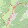 Trace GPS Tour du Cornafion depuis Saint ange (Vercors), itinéraire, parcours