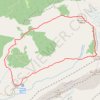 Trace GPS La Pointe de Lachau depuis Ubine, itinéraire, parcours