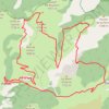Trace GPS Pierlas - Lauvet d'Ilonse - Ilonse - Pierlas, itinéraire, parcours