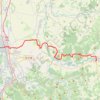 Trace GPS Chemin du Piemont de Mirepoix à Pamiers, itinéraire, parcours