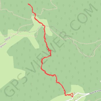 Trace GPS Col Carlong, itinéraire, parcours