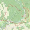 Trace GPS Caudebronde-sur-Dure, itinéraire, parcours