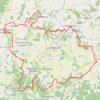 Trace GPS Aubeterre 58 kms, itinéraire, parcours