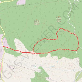 Trace GPS Danjean - Signes, itinéraire, parcours