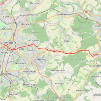 Trace GPS Biking#4, itinéraire, parcours