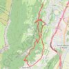 Trace GPS Rochers de la Bourgeoise (Vercors), itinéraire, parcours
