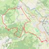Trace GPS Oloron-Sainte-Marie - Entre Gaves et Joos en VTT, itinéraire, parcours