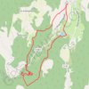 Trace GPS Les gorges de la Nesque depuis le plan d'eau du Bourget, itinéraire, parcours