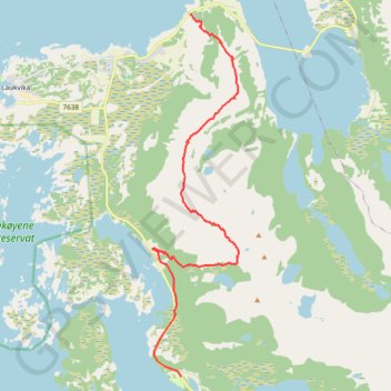 Trace GPS GT_Austvagoya_Etape1, itinéraire, parcours