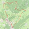 Trace GPS Mont Poupey, itinéraire, parcours