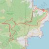 Trace GPS Col de Théoule, col du Trayas, crête des Grues, Notre-Dame d'Afrique, itinéraire, parcours